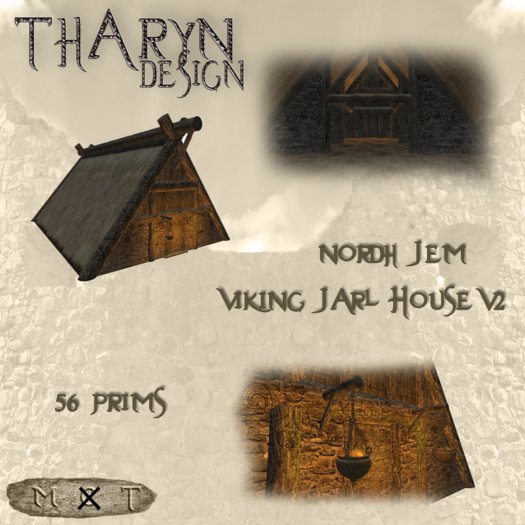 Second Life Marketplace Tharyn Design Viking Jarl Hause V2